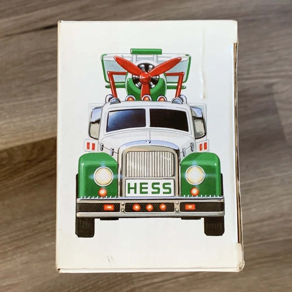 New 2002 Hess Gas Station Holiday Toy Truck & Airplane Air Plane Vintage NRFB